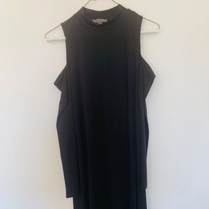 Highline collective long sleeve black dress